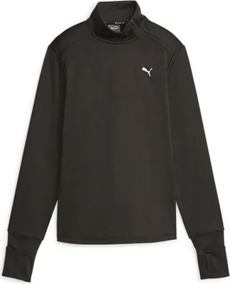 Obrázok produktu pre Puma Run Micro Fleece Half Zip Black S Dámske Black S