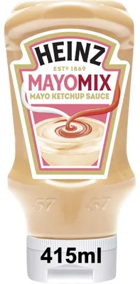 Produktbild von Heinz Mayomix 415g – Cremige Mayonnaise & würziger Ketchup Mix, ideal zum Dippen und Grillen