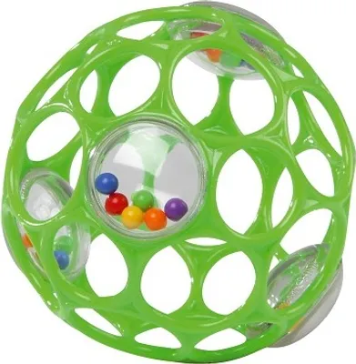 Produktbild von Oball Baby Rassel Schüttelball Sensorisches Spielzeug Greifball FARBE SORTIERT