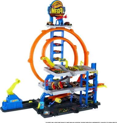 Obrázek produktu pro Hot Wheels City JBM74, Sada vozidla a trati, 4 rok/roky, Plast, Vícebarevný