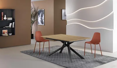 Produktbild von Pulse - Ausziehbarer Tisch (140/190 x 90 cm) aus schwarzem Melamin