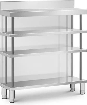 Zdjęcie produktu dla Expondo Royal Catering Stół barowy - stal nierdzewna - 100 x 30 x 115 cm -