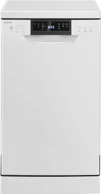 Image de Bomann GSP 7418, Pose libre, Simple (45 cm de large), Blanc, Boutons, Touche, LED, Panier & Tiroir