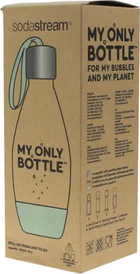 Produktbild von SodaStream My Only, Tägliche Nutzung, 500 ml, Blau, 220 mm, 8,5 cm