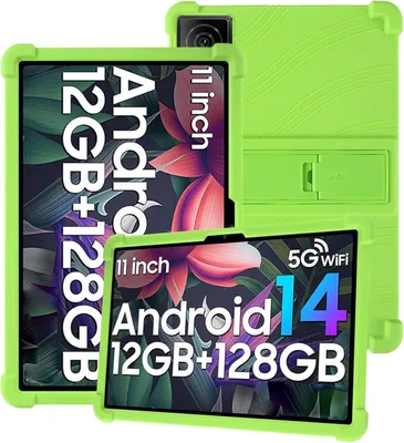 Obrázek produktu pro Tableta Pouzdro pro Doogee T30S 11,0", nárazuvzdorné měkké silikonové ochranné pouzdro se stojánkem Zelená