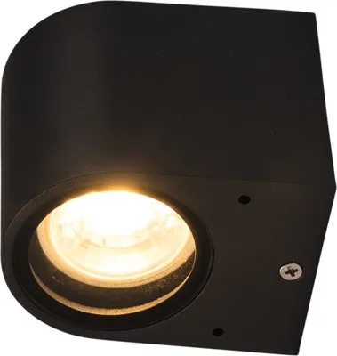 Productafbeelding van Wandlamp ABAJO, rond, ca. 1 - GU10, max. 11W - Aluminium, gegoten - antraciet