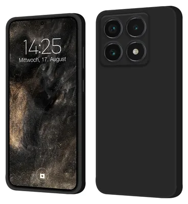 Produktbild von Hülle für Xiaomi 14T Pro Case Cover Bumper Smartphone Softgrip Schutzhülle Farbe: Schwarz