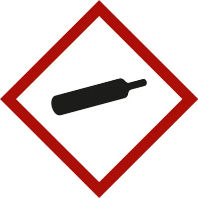 Produktbild von Gefahrstoffsymbol Gasflasche, Typ: 04105