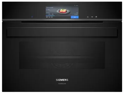 Produktbild von Siemens iQ700 CS958GCB1, Medium, 47 l, Katalytisch + Hydrolytisch, 47 l, Schwarz, Berührung