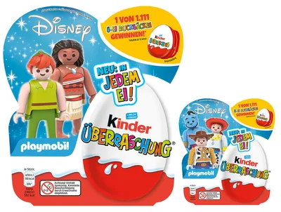 Produktbild von kinder Überraschung Classic-Ei 'Disney PLAYMOBIL' 4er
