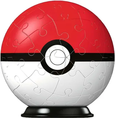 Obrázok produktu pre RAVENSBURGER 3D Puzzleball Pokémon: Pokeball 54 kusov