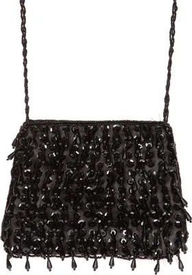 Produktbild von Tasche mit Perlen schwarz