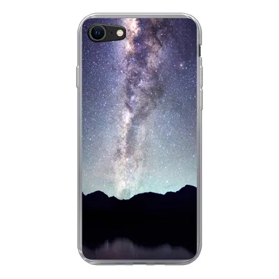Produktbild von MuchoWow® Handyhülle Schutzhülle Hülle für iPhone 8 Universum - Galaxie - Sternenhimmel - Jungen - Mädchen - Kinder Silikon Softcase Handy Hülle - Schutzhaube