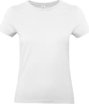 Produktbild von Damen-T-Shirt, Kurzarm - B&C #E190/W - white - Größe 2XL