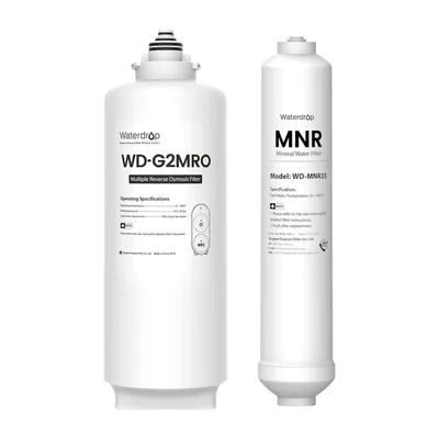 Zdjęcie produktu dla Filtr Waterdrop 1 WD-G2MRO oraz filtr do remineralizacji wody Inline WD-MNR35