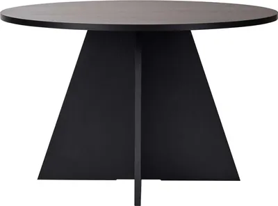 Produktbild von Skye Decor, Virella - Wood Black, Esstisch, Holz Schwarz, 100 % Melaminplatte, 120 x 120 x 75 cm