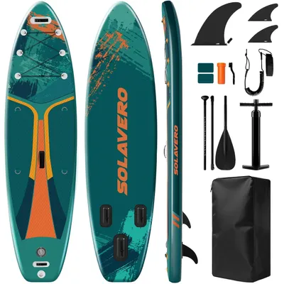 Immagine prodotto di Tavola gonfiabile per paddleboard - Tavola per paddleboard (SUP) - Tavola SUP - SUP stand-up - Tavola SUP gonfiabile - Dimensioni: 304 x 84 x 15 cm