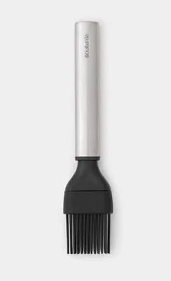 Produktbild von Brabantia Backpinsel, Flachpinsel, Silikon, Edelstahl, Schwarz, Silber, 40 mm, 15 mm