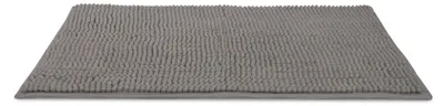 Image de Tapis de bain Beautissu BeauMare WR, 70 x 120 cm, antidérapant, chenille anthracite