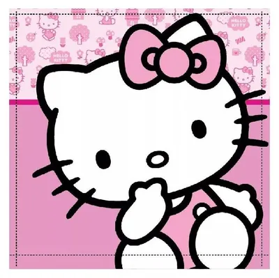 Produktbild von Hello Kitty Cutie Handtuch, Gesichtstuch, Tuch 30x30cm