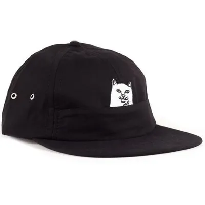 Produktbild von RIPNDIP LORD NERMAL 6 PANEL CAP - schwarz - universal