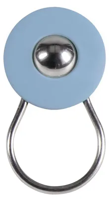 Produktbild von Authentics Orbit Schlüsselanhänger, Schlüsselorganizer, V2A, Gummi, Soft Blue, 1000006