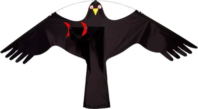 Produktbild von Vogelscheuche Wolkensturmer Black Bird 1168 Schwarz 150 x 65 cm