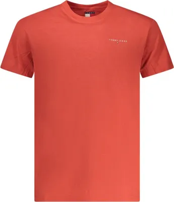 Produktbild von Herren Kurzarm T-Shirt Rot mit Logo Print - Nachhaltige Baumwolle