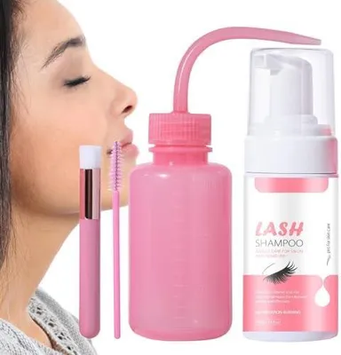 Produktbild von Wimpern-Shampoo – Reinigungsmittel für weiche Wimpernverlängerungen
