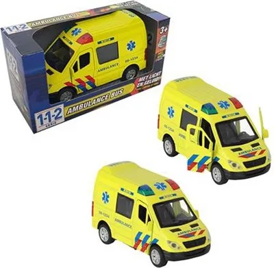 Immagine prodotto di 112 Autobus ambulanza 1:34 con luci e suoni