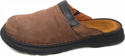Produktbild von Josef Seibel Schuhe Herren Pantoletten Leder Clogs Max Fettnubuk brasil, Schuhgröße:43
