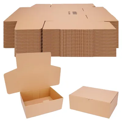 Produktbild von 1000 Versandkartons - 350 x 250 x 130 mm - kleine Kartons für Versand Faltschachteln