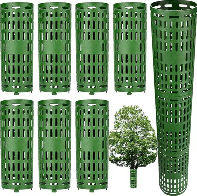 Produktbild von 7er-Pack Baumstammschutz, Pflanzen-Baumschutz, erweiterbarer Rindenschutz, einfach anwendbar, schützt effektiv vor Gartenscheren, Rasenmähern & Tieren