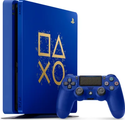 Produktbild von PlayStation 4 Konsole - 500GB "Days of Play" Limited Edition - inkl. 2 x DualShock 4 Wireless-Controller