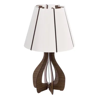 Produktbild von Eglo 94954 Cossano Tischleuchte E27 Holz Braun