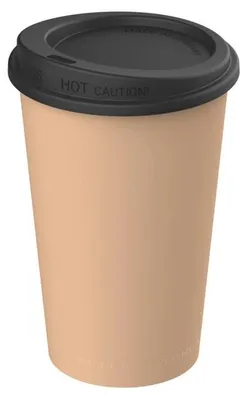Zdjęcie produktu dla Stylowy kubek do kawy "ToGo" 300 ml - Kubek wielokrotnego użytku z pokrywką - Ciesz się kawą w podróży - biały/czarny