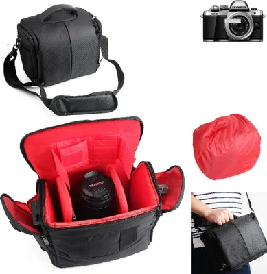Produktbild von K-S-Trade Kompatibel mit Olympus OM-D E-M10 Mark II Kameratasche Fototasche Schultertasche Zubehör Tasche einteilbare Trennwänden für Systemkamera,