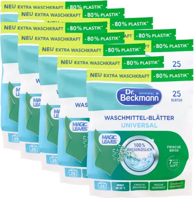 Produktbild von 10x  Dr. Beckmann Magic Leaves Frische Brise Wäsche Blätter Universal