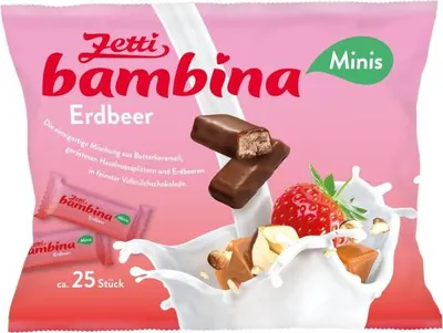 Produktbild von Zetti bambina Minis Erdbeer 25er