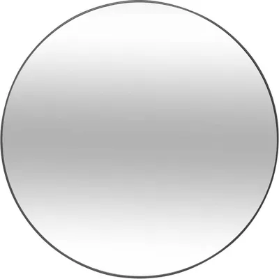 Produktbild von Spiegel "Alice" schwarz - Metall D. 76 cm - Atmosphera créateur d'intérieur