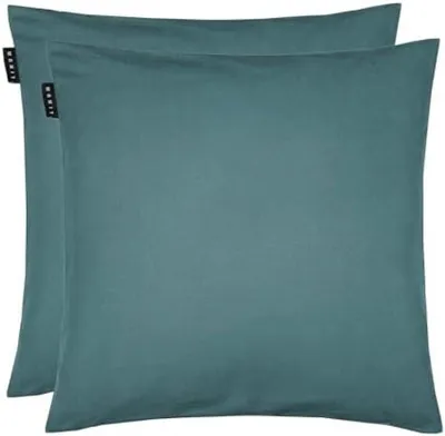 Productafbeelding van PromoHome® Stijlvolle kussenhoezen set – 2 stuks, 50x50 cm – Zachte katoen – Turquoise
