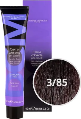 Produktbild von DCM Hair Color Cream Ammonia Free 3-85 Violet 100ml