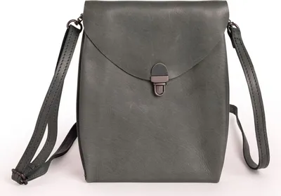 Produktbild von HAROLD'S Leder Umhängetasche Fold Handbag Clutch Up Green tannengrün