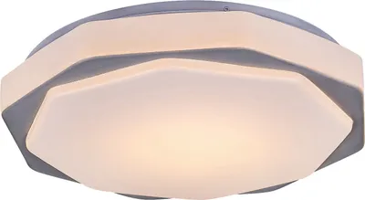 Zdjęcie produktu dla Plafon LED okrągły z pilotem Dettora popielato-biały 18W Odcienie bieli 1150lm metal wym:8x37x37cm IP20 Rabalux