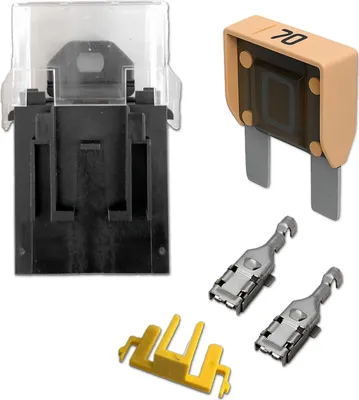 Produktbild von Sicherungshalter | MTA MaxiVAL Standard | 32V | inkl. 70A Sicherung | anreihbar