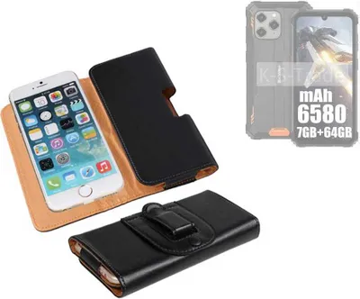 Produktbild von K-S-Trade Schützhülle Handyhülle kompatibel mit Blackview BV5300 Pro Holster Gürtel Tasche Schutzhülle Handy-Tasche Smartphone Case Seitentasche