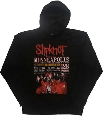 Obrázek produktu pro Slipknot Minneapolis '09 (Back Print) Black XL Mikina