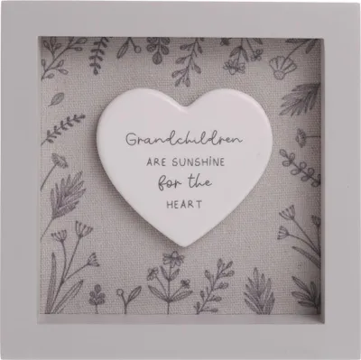 Image de Celebrations - "Moments Grandchildren" Plaque encadrée WD3423 (Taille unique) (Blanc naturel)