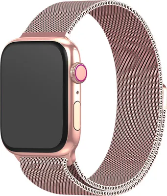 Produktbild von Devia, Milanaise-Armband für Apple Watch 38/40/41mm, Rosa