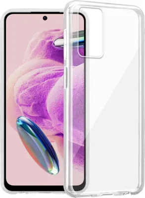 Zdjęcie produktu dla Etui Cadorabo do Redmi Note 12S w wersji FULL TRANSPARENT wykonane z elastycznego silikonu TPU z tyłu etui na telefon komórkowy